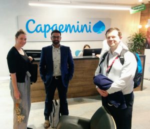 Dropping in to Capgemini with WordPress VIP colleagues.